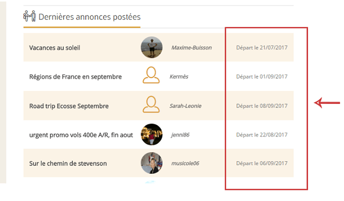 Re: Changement - Roxane de Routard.com