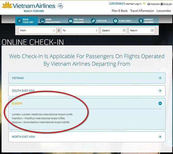 Vietnam Airlines : pas d'enregistrement en ligne pour Paris - H@rd