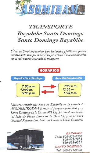 Re: Nouveau bus Bayahibé San Domingue - chibani