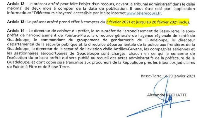 Re: Septaine d'isolement en Guadeloupe - tody44 Re: Septaine d'isolement en Guadeloupe - tody44
