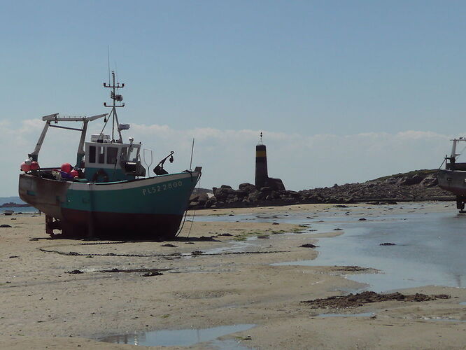 le littoral nord  de  la Bretagne - dami