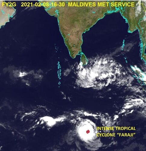 Météo du 08 Février 2021 - Philomaldives Ex guide Safaris