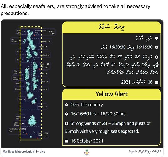 Re: Maldives Meteorology @MetMaldives - Marie Noëlle 87
