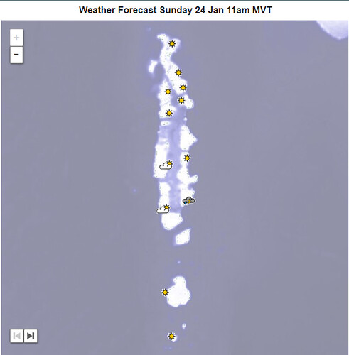 Météo du 24 Janvier 2021 - Philomaldives Ex guide Safaris