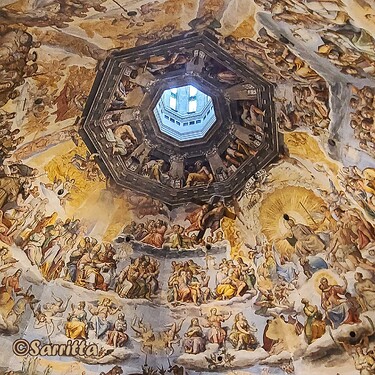 Florence - fresque  dôme de Santa Maria del Fiore