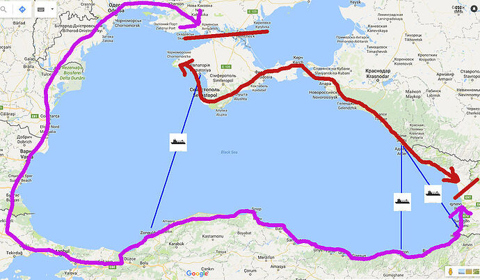 Re: Voyager par la route Ukraine-Crimée-Russie - landstrykere