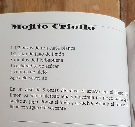 Re: recette du Mojito - zapata33