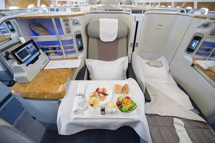 Re: INFO SUR LES REPAS FUTURS en AVION ... - F1000