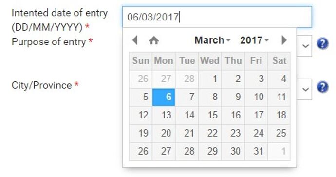 cliquer dans la zone date pour voir le calendrier - H@rd