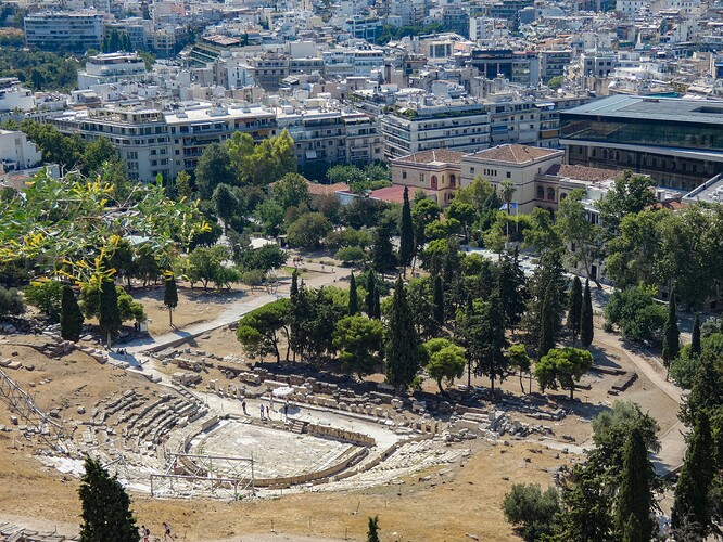 Théâtre de Dionysos, Acropole