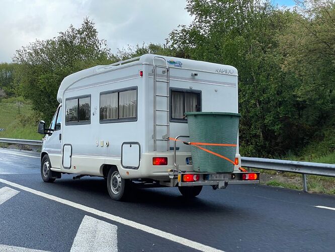 camping-car transport volumineux