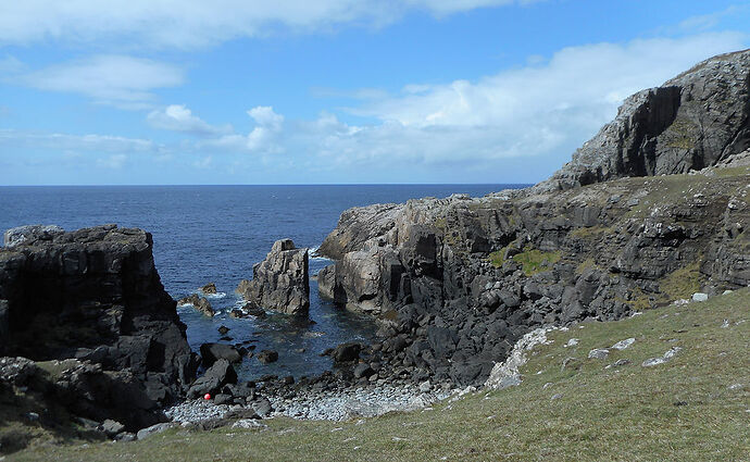 Falaises de la baie de Harris - calamity jane