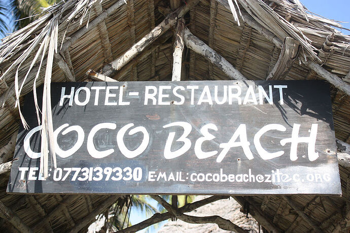Re: Lodges en bord de mer avec piscine et climatisation pour famille à Zanzibar ? - Philippe Thouvenot