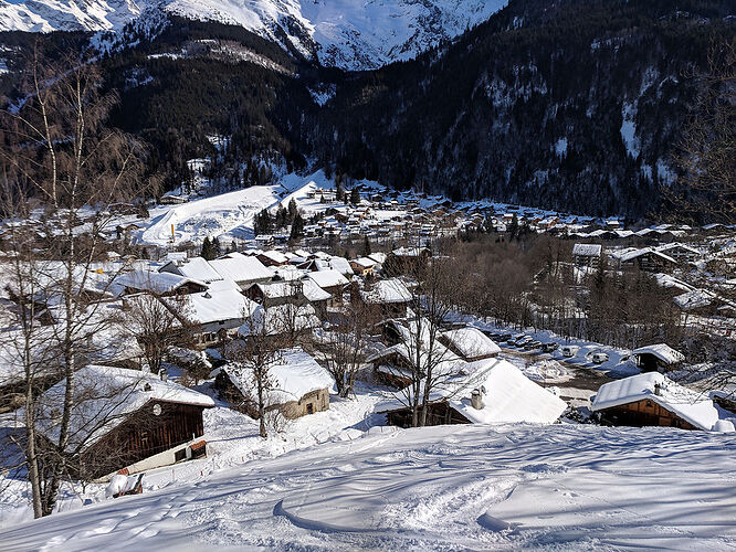 Re: Carnet de voyage une semaine au ski aux Contamines-Montjoie - Fecampois