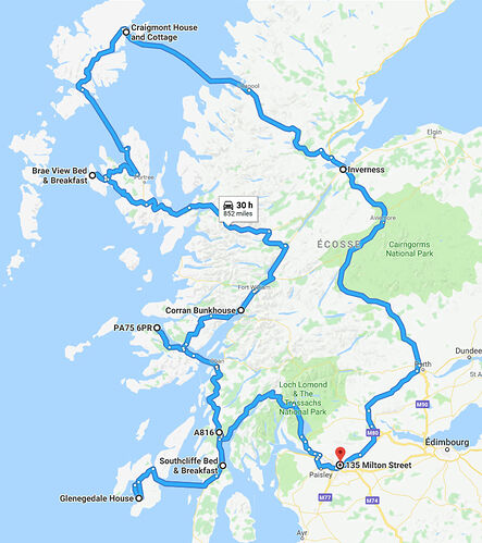 Road Trip 15 jours Ecosse - Niphredyl