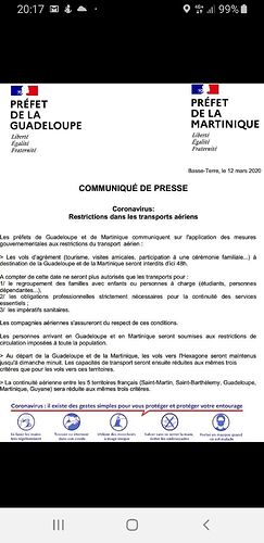 Re: Faut il partir en Guadeloupe à cause du coronavirus - AnnaBreizhGwada