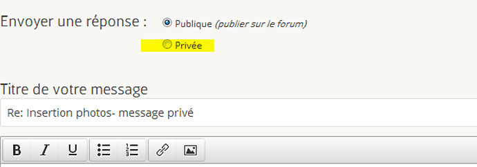 Re: Insertion photos- message privé - chgut