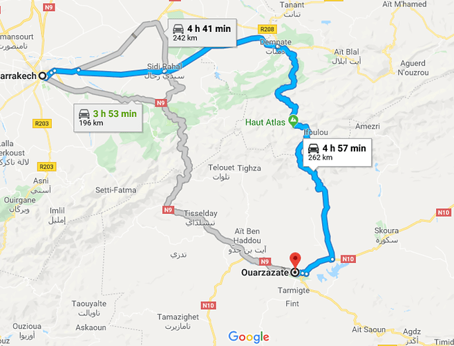 Re: Itinéraire Marrakech  Draa  M'Hamid - Claire-Dugue