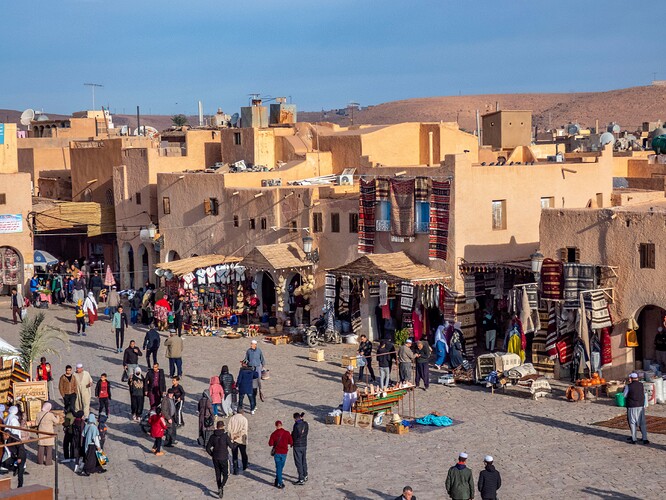 Place du marché de Ghardaïa