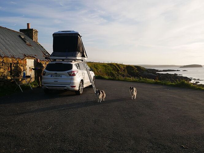 Re: 24 jours en Ecosse jusqu'aux îles Shetlands avec 2 chiens - Zoune