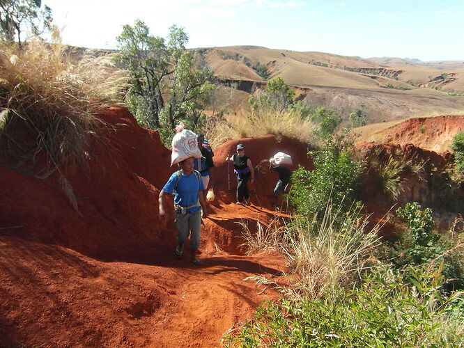 photos du trek et descente manambolo - climbing tintin