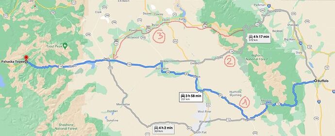 Quel itinéraire privilégier pour traverser la Bighorn National Forest ? - salamtatoo