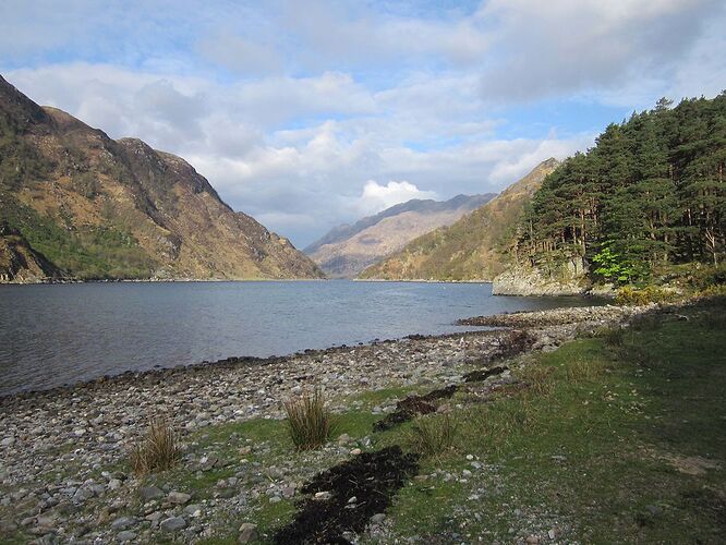 Petite rétrospective suggérée par ce carrefour . Images du Knoydart  - calamity jane