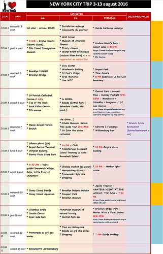 modification planning après 1 semaine de réflexion - Jobaker972