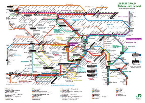 Plan train JR Tokyo Plan train JR Tokyo