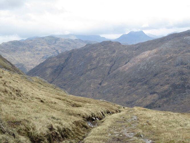 Petite rétrospective suggérée par ce carrefour . Images du Knoydart  - calamity jane