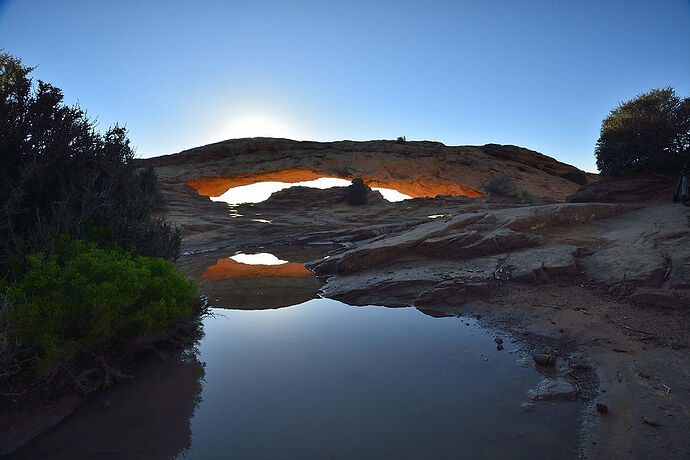 Mardi 4 août : Mesa Arch - darth