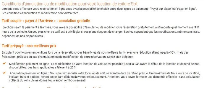 Re: Réservation véhicule de location chez SIXT en Guadeloupe - kristounet