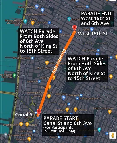 NYC-Village-Halloween-Parade-Route-1