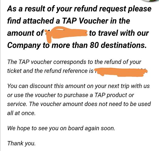 Re: TAP voucher - Sab12345