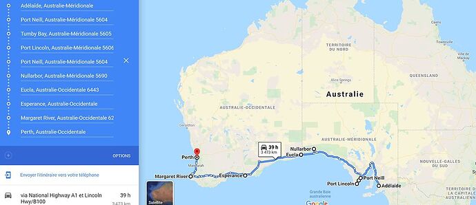 Côte sud Australienne de Perth à Adélaïde - Alice-Guionnet