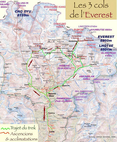 Le trek des 3 cols de l'Everest - Le Belu