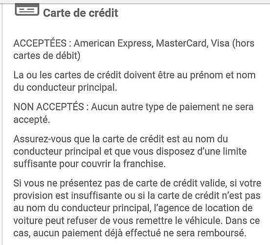 Re: Arnaque location de voiture Ryan Air - lasardine