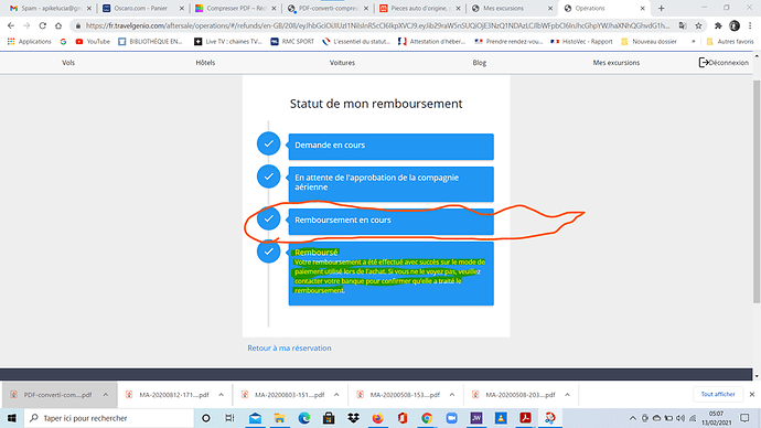 Re: Remboursement vol chez Travelgenio  - Melvin-Akaamba