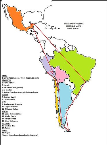 Re: Questions avant voyage Amérique latine 2022 - fl82