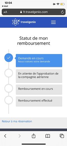 Re: Remboursement vol chez Travelgenio  - Yohan-Jallais