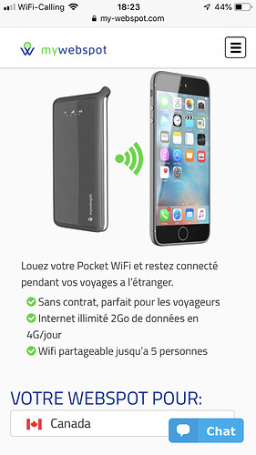 Re: Pocket wifi - VELMES