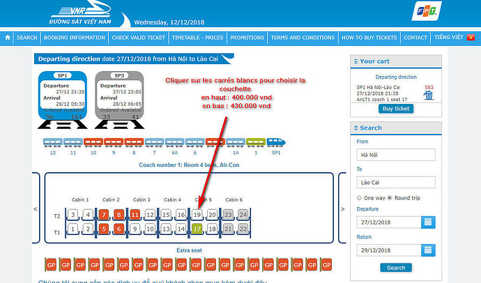 Rail VN - A/R à 900.000 vnd / 35€ - H@rd