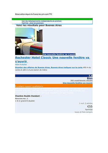 Re: Payer en carte bleue les hôtels via Booking.com - rabali