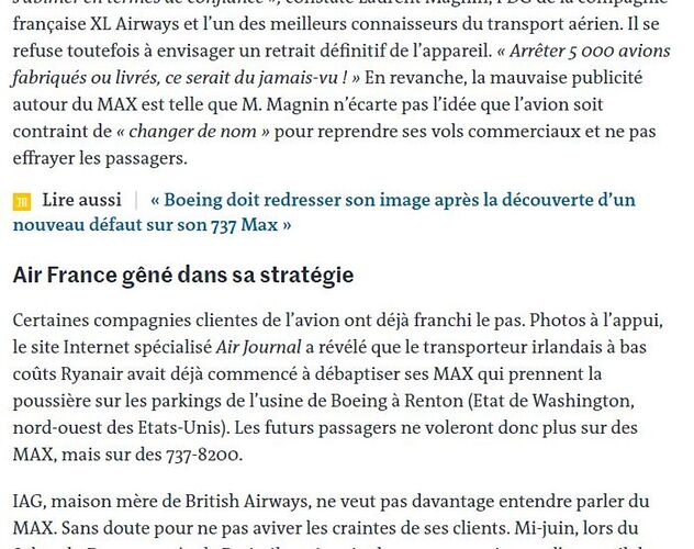 Re: Boeing 737 MAX 8 - turвulences
