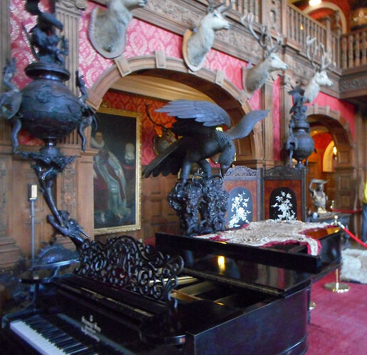 Intérieur  de Kinloch Castle - calamity jane