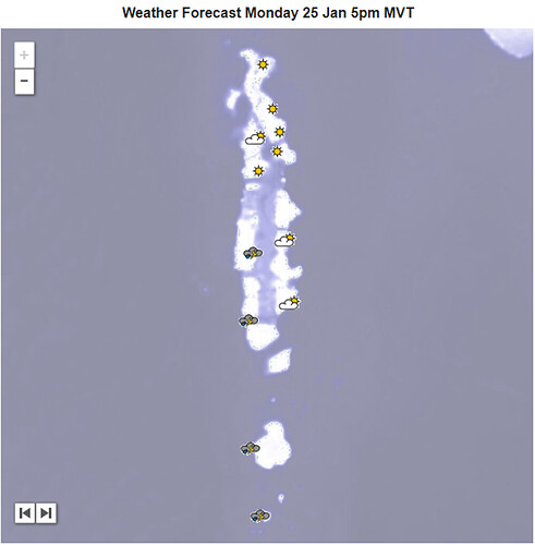 Météo du 25 Janvier 2021 - Philomaldives Ex guide Safaris