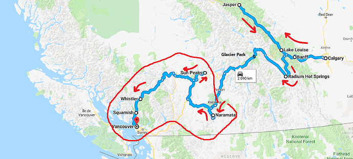 L'Ouest canadien à pleins poumons: épisode 2, l'Okanagan et la route vers la côté, via Whistler - fabienne65