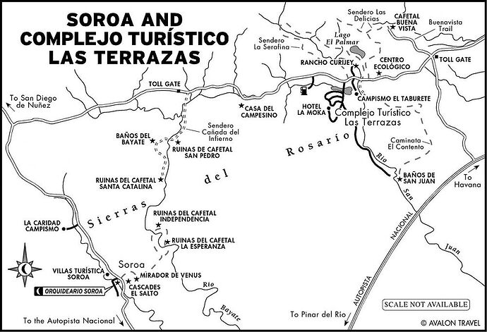 Soroa et surtout Las Terrazas - viajecuba