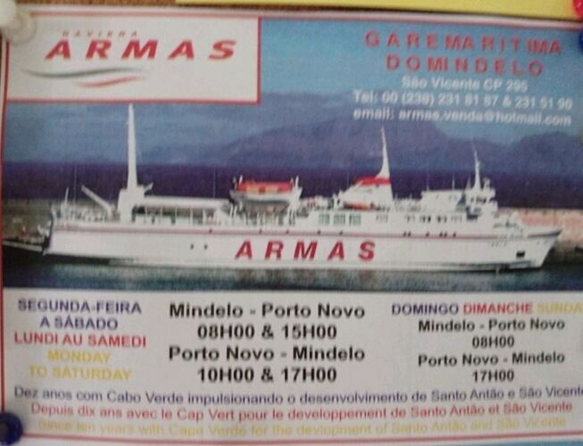 Re: Liaison bateau Mindelo / Porto Novo  - Filip-dk59