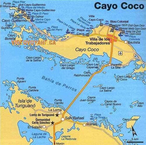 Re: Cayo coco ou cayo Santa Maria - Gerald-T